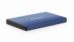 Gembird BOX ESTERNO PER HD 2,5" SATA USB 3.0 (EE2-U3S-3-DB) ALLUMINIO SATINATO BLU